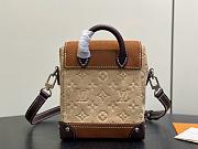 LV Steamer 15 Autres Cuirs Monogram Suede Leather Tan M26128 - 20x16.5x8.5xm - 5