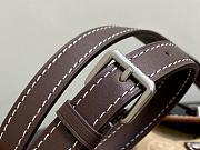 LV Steamer 15 Autres Cuirs Monogram Suede Leather Tan M26128 - 20x16.5x8.5xm - 4