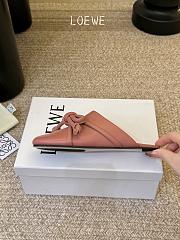 Loewe Flamenco Knot Mule in Lambskin Blush  - 3