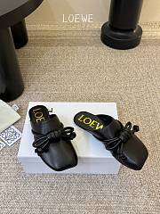 Loewe Flamenco Knot Mule in Lambskin Black - 6