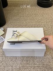 Loewe Flamenco Knot Mule in Lambskin White - 5