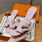 Hermes Oasis Sandal Swift Rose 5cm - 5