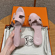 Hermes Oasis Sandal Swift Rose 5cm - 2