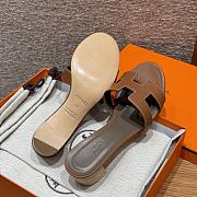 Hermes Oasis Sandal Swift Brown 5cm - 5