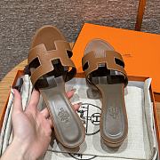 Hermes Oasis Sandal Swift Brown 5cm - 4