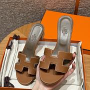 Hermes Oasis Sandal Swift Brown 5cm - 2