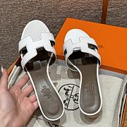 Hermes Oasis Sandal Swift White 5cm - 3
