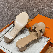 Hermes Oasis Sandal Swift Beige 5cm - 6