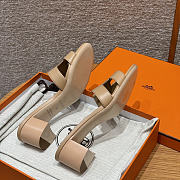 Hermes Oasis Sandal Swift Beige 5cm - 2