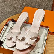 Hermes Oasis Sandal Swift Powder Pink 5cm - 6