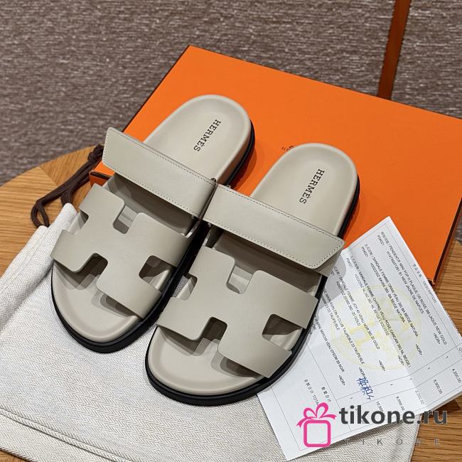 Hermes Chypre Sandal Beige  - 1