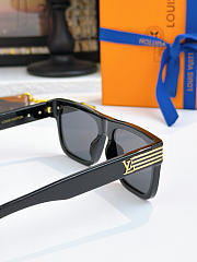 LV Slide Square Sunglasses Black Z2910U  - 2