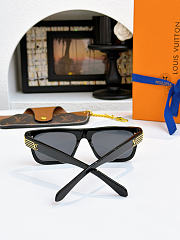 LV Slide Square Sunglasses Black Z2910U  - 4