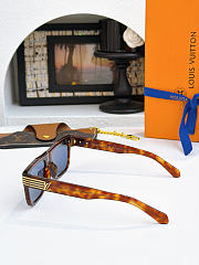 LV Slide Square Sunglasses Tortoise Z2746U  - 6