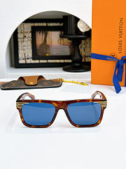 LV Slide Square Sunglasses Tortoise Z2746U  - 3