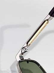 Brunello Cucinelli Paloma with Green Lenses and Silver Frame BC2010ST  - 5