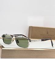 Brunello Cucinelli Paloma with Green Lenses and Silver Frame BC2010ST  - 1