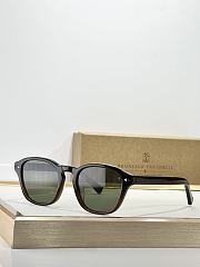 Brunello Cucinelli BC4006S Sunglasses Tuscany Tortoise Acetate G-15 Polar Crystal - 3