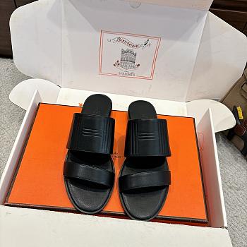 Hermes Mona Sandal Black