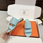 Hermes Mona Sandal Blue - 2