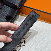 Hermes Chypre Sandals Full Black Epsom - 6