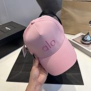Alo District Trucker Hat Candy Heart Pink  - 3
