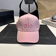 Alo District Trucker Hat Candy Heart Pink  - 1