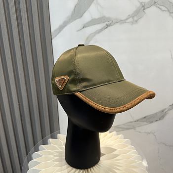 Prada Two-Tone Re-Nylon Baseball Cap Green/Black 2HC274