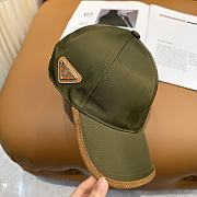 Prada Two-Tone Re-Nylon Baseball Cap Green/Black 2HC274 - 3