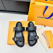 LV Bom Dia Flat Comfort Mule Black 1ABVNE  - 1