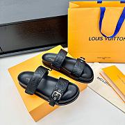 LV Bom Dia Flat Comfort Mule Black 1ABVNE  - 4