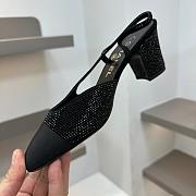 Chanel Slingbacks Strass & Grosgrain Black - 3