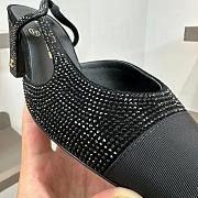 Chanel Slingbacks Strass & Grosgrain Black - 4