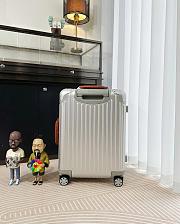 Rimowa Original Cabin Twist Suitcase in Silver & Brown  - 4