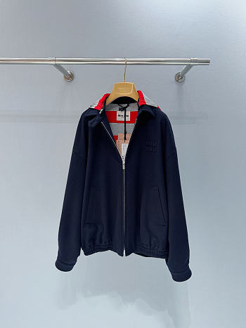 Miumiu Blouson Jacket Navy 