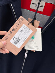 Miumiu Blouson Jacket Navy  - 2