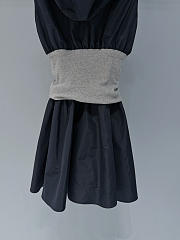 Miumiu Technical Fabric Dress Blue/Grey  - 5