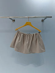 Miumiu Washed Twill Miniskirt Khaki/Green - 4