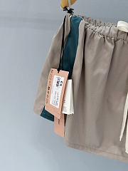 Miumiu Washed Twill Miniskirt Khaki/Green - 2