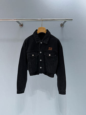 Miumiu Denim Jacket Black 