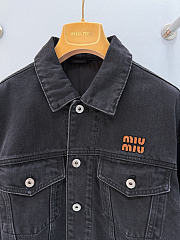 Miumiu Denim Jacket Black  - 3