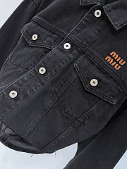 Miumiu Denim Jacket Black  - 2