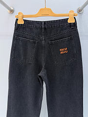 Miumiu Denim Jeans Black  - 2