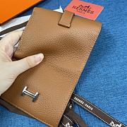 Gift Hermes Wallet Togo Leather Brown - 2