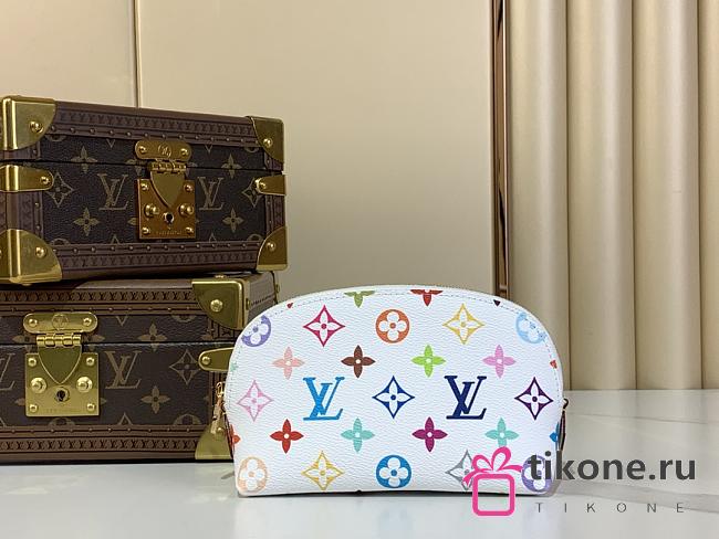 Gift LVxTM Cosmetic Pouch Multicolor/White  - 1