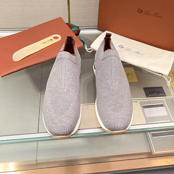 Loro Piana 360 LP Flexy Walk Sneaker Wish Wool Gray Mix (FG7F)