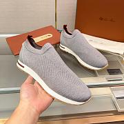 Loro Piana 360 LP Flexy Walk Sneaker Wish Wool Gray Mix (FG7F) - 2