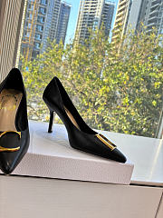Dior Initials Pump Black Lambskin 10cm - 2