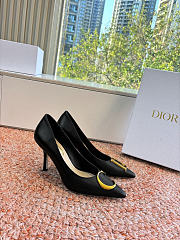Dior Initials Pump Black Lambskin 10cm - 3