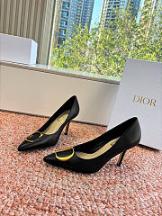 Dior Initials Pump Black Lambskin 10cm - 4